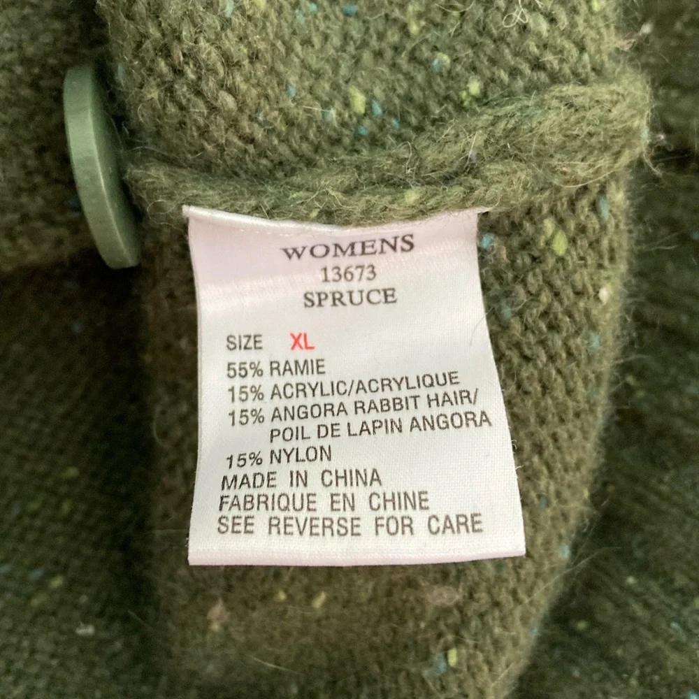 Woolrich | Angora Blend Hooded Sweater Vest Size XL - Picture 8 of 8